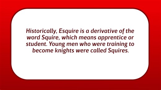 Ever wondered when and how to use “Esquire (Esq.)” and what it really means? 🤔 In this episode of #SayItRight, we unpack the history, meaning, and proper usage of Esquire so you’ll know exactly when (and when not) to add it to a name. Catch more practical English tips on Joy Learning TV, and follow along with @joy997fm as we help you master the language, one word at a time. #joylearning #joyfm | Joy Learning