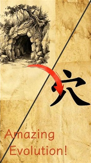 Why "Xué" Looks Like a Cave ⛰️