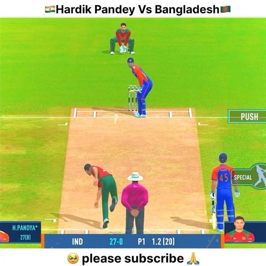 🇮🇳Hardik Pandya Vs Bangladesh🇧🇩 #cricket #shorts #gaming #viral