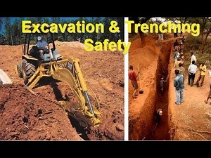 Excavation safety/ cave-in protection/ trench hazards/ IDLH & non IDLH hazards/Best safety institute