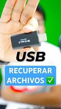 Recover hidden files from USB ✅
