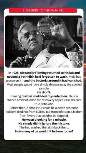 Alexander Fleming: Billions Are Alive Today Thanks to One "Mistake"
