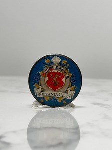 Oceania Club Lapel Pin: Blue Enamel Nautical - Cruise Era Accessory - Etsy Australia