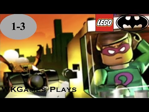 LEGO Batman DS 100% Guide Part 3: Hero Chapter 1 Level 3: Batmobile Chase [ALL MINIKITS]