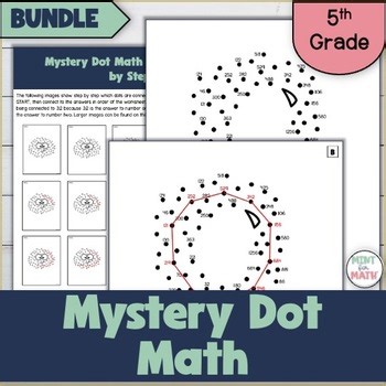 Mystery Dot Math Bundle | 5th Grade