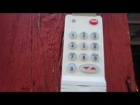 Genie garage door opener programming - ACSD1G keypad.