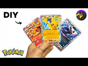 HOW TO MAKE Pokémon Cards DIY