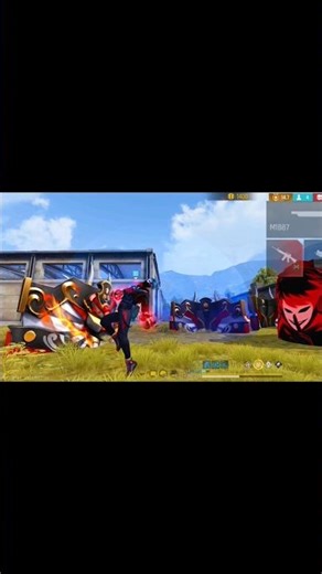 This is a new Free Fire action animation with bone and joint effects, everyone! It looks hilarious 🤣