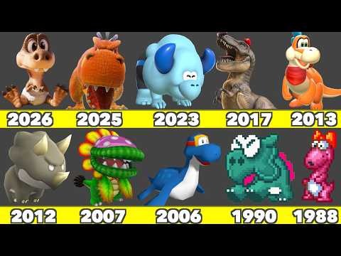 Evolution of Dinosaurs Game Graphics in Nintendo Games & Movie (1988-2026)