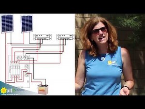 Wiring two charge controllers in parallel - Updated schematic