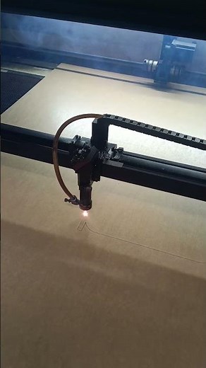 Laser Machine Cutting Acrylic Sheet Precise and Smooth Cutting Process #LaserCutting #AcrylicCutting