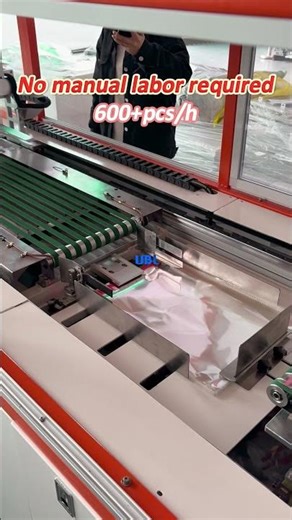 Fully Automatic Clothes Folding Machine！No manual folding required！Up to 600+ Pieces per Hour ⚡Folds