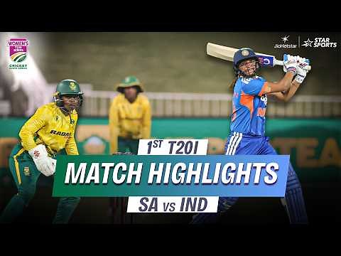 Laura Wolvaardt leads the chase! South Africa defeat India in 1st T20I | #SAvIND | Highlights
