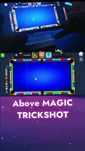 This TRICKSHOT is above MAGIC 😍 #8BallPool #Miniclip #gamingwithk #TiktokLive #capcut #8ballpoollive