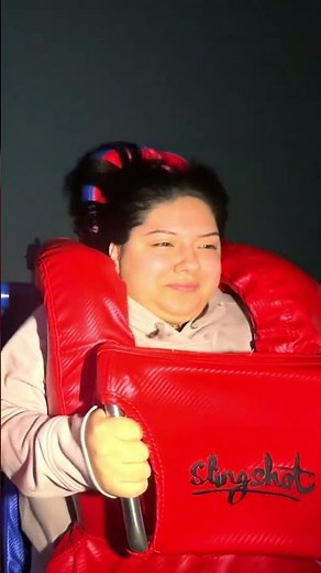 This Girl is Completely Unbothered by the Slingshot! 😎
