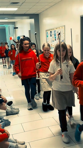 LEVEL UP! ⬆️ Our 5th Grade Orchestra students officially unlocked the skill of proper bow holding! | Christian Academy of Louisville - English Station Campus