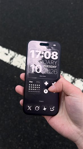 iOS Setup with Subtle Abstract Texture. #iphonecustomization #iphonesetup