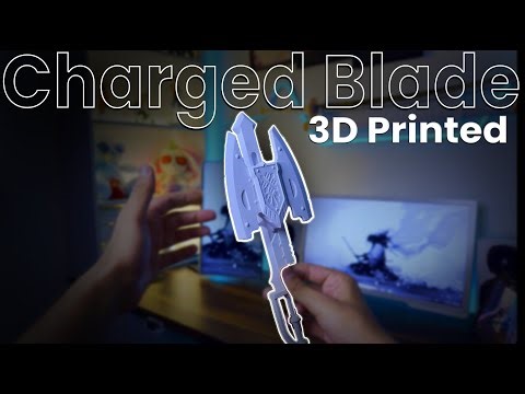 Charge Blade I 3D Printed Working model I Monster Hunter Wilds