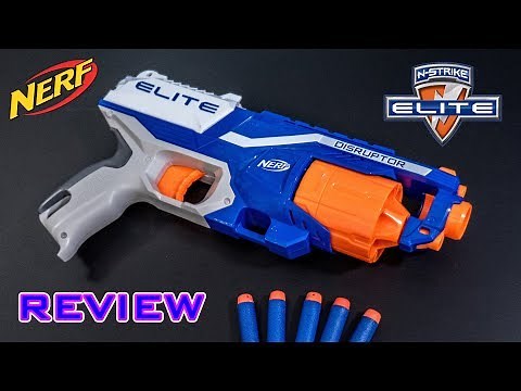 [REVIEW] Nerf Elite Disruptor Unboxing, Review, & Firing Test