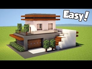 Minecraft | How to buliding Modern House Easy?