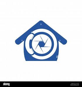 Photo call vector logo design. Snap call logo idea Stock Vector Image & Art - Alamy