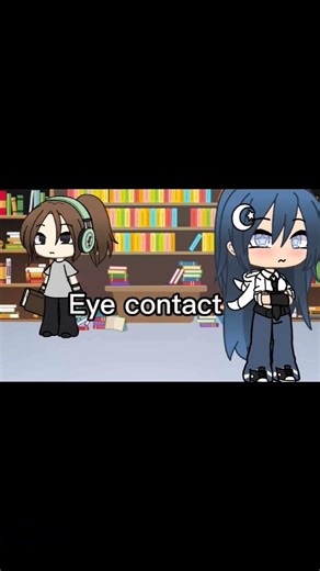 Eye contact 😏 #gacha #gachalife #gachatrend #gachaedit