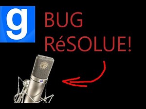 Probléme de detection de micro sur Gmod Résolu !!!!!!!!