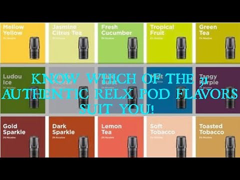 Bigotilyo Tips | RELX Pod Flavors | Know The Right Sweetness and Mint Levels for You