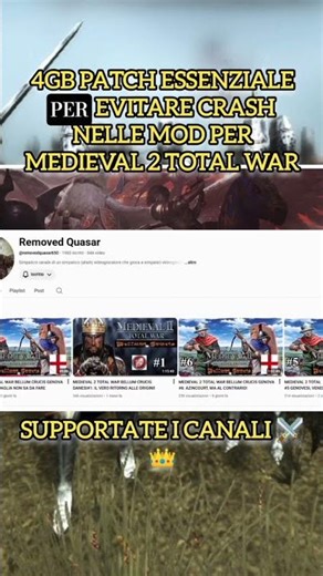 4GBPATCH #medieval2totalwar #mod #totalwar