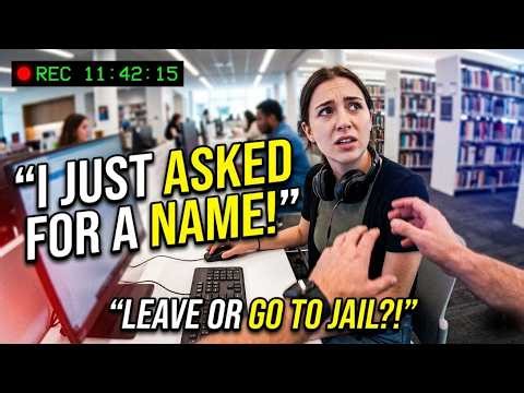 She Refused to Leave the Library… Instantly Got Arrested 😳📚