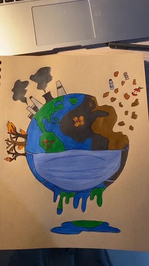 Drawing Earth and Saving the Environment - Creative Ideas and Inspiration