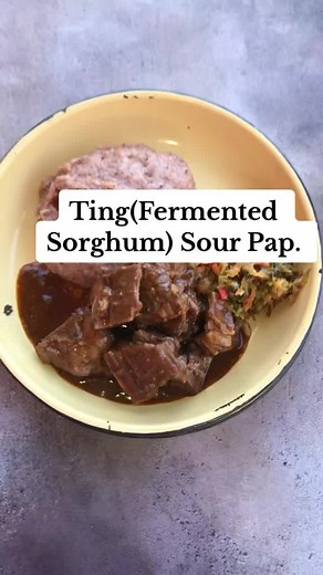How to Make Ting Ya Mabele Sour Pap - Traditional African Recipe