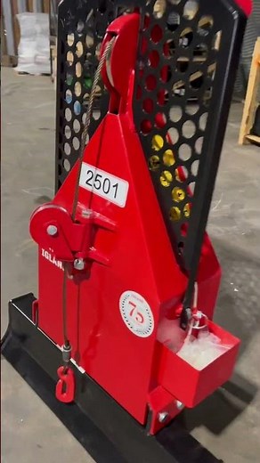 Igland compact skidding winch for compact tractors, 2501, 5000 lb pull capacity #logging #forestry