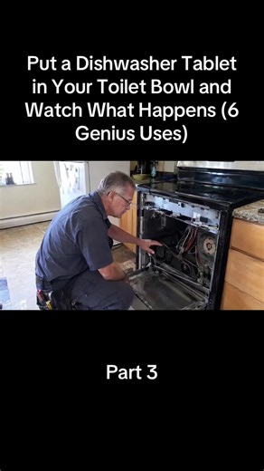 Put a Dishwasher Tablet in Your Toilet Bowl and Watch What Happens (6 Genius Uses)