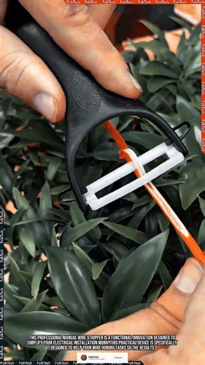 Wire Stripper Tool: Peeling Insulation With Nick-Free Clean Effortless Tool #tool #tools #innovation