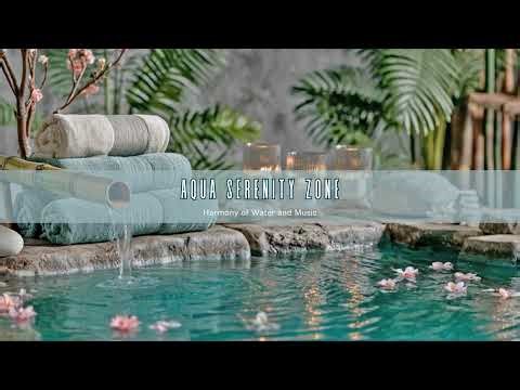 Deep Relaxing Aqua Piano | Peaceful Spa Ambience Water Sounds