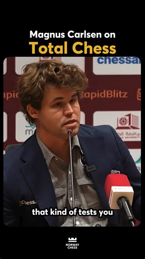 After winning both World Rapid and Blitz in Doha 🏆🏆, we asked Magnus Carlsen about the Total Chess World Championship Tour, a format that brings all time controls together. His take? 🗣️ “A great initiative.” 🤔 What is Total Chess? A new, FIDE-approved global championship developed by Norway Chess. Played across four tournaments per year, it will crown one overall champion across Fast Classic, Rapid, and Blitz, the FIDE World Combined Champion. #NorwayChess #TotalChess #RapidBlitz #TotalChess