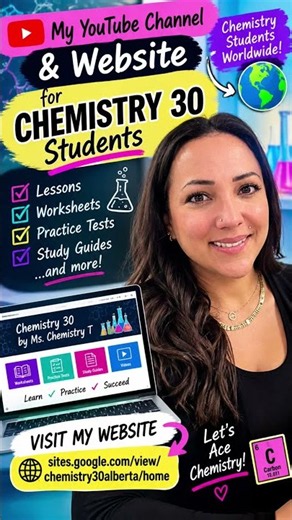 CHEMISTRY 30? You NEED to See This! 🧪🔥 | Free Resources