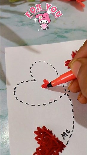 💖DIY Thread Card for Loved Ones | Aesthetic Handmade Gift Idea💫 #Shorts #viralshorts #diycrafts #fyp