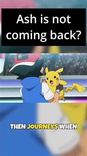 The SAD Reality of Ash!😭 #pokemon #shorts