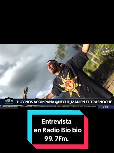 Entrevista en Radio Bio Bio, 99. 7Fm. #Santiago #chile #mapuche #Neculman #rapchileno @RADIO BIO BIO FM