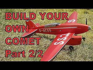 MinimumRC De Havilland 88 Comet Racer Kit Build, Part 2 of 2