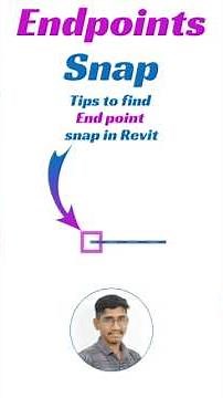 Endpoints snap in Revit #shorts #revit #architecture #tutorial