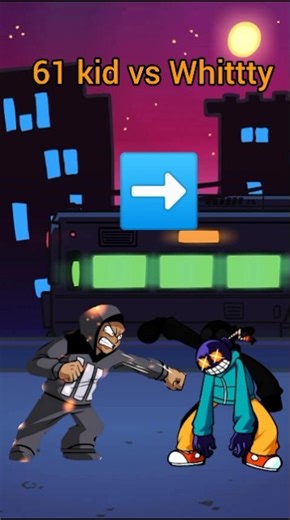 61 kid vs Whittty Friday Night Funkin mod #fridaynightfunkinmod #fnfmod #trending #shorts #game