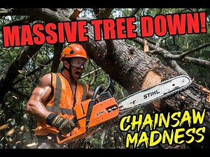 Precision Tree Climbing Live: Taking Down Massive Leaning Tree