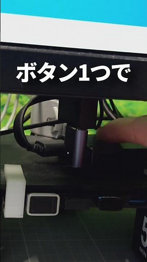 Instantly switch screens with the touch of a button! HDMI Switcher [Desk Area]