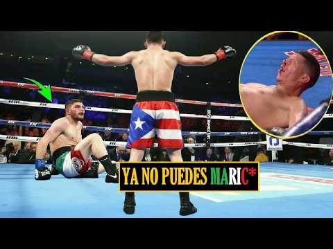 The Mexican couldn't take it anymore... he asked for a round and Puerto Rico mocked him to his fa...