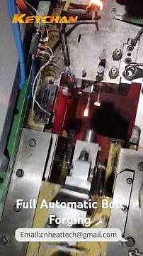 Amazing Red Hot Bolt Forging Automation! Induction Heating at Its Best #bolt #heater #metalforging