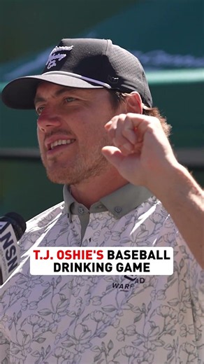 T.J. Oshie taught us how to play baseball (the drinking game) ⚾️🍻