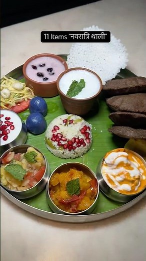 Satvik Navratri Thali With 11 Delicious Items | Fasting Special Feast for Navratri